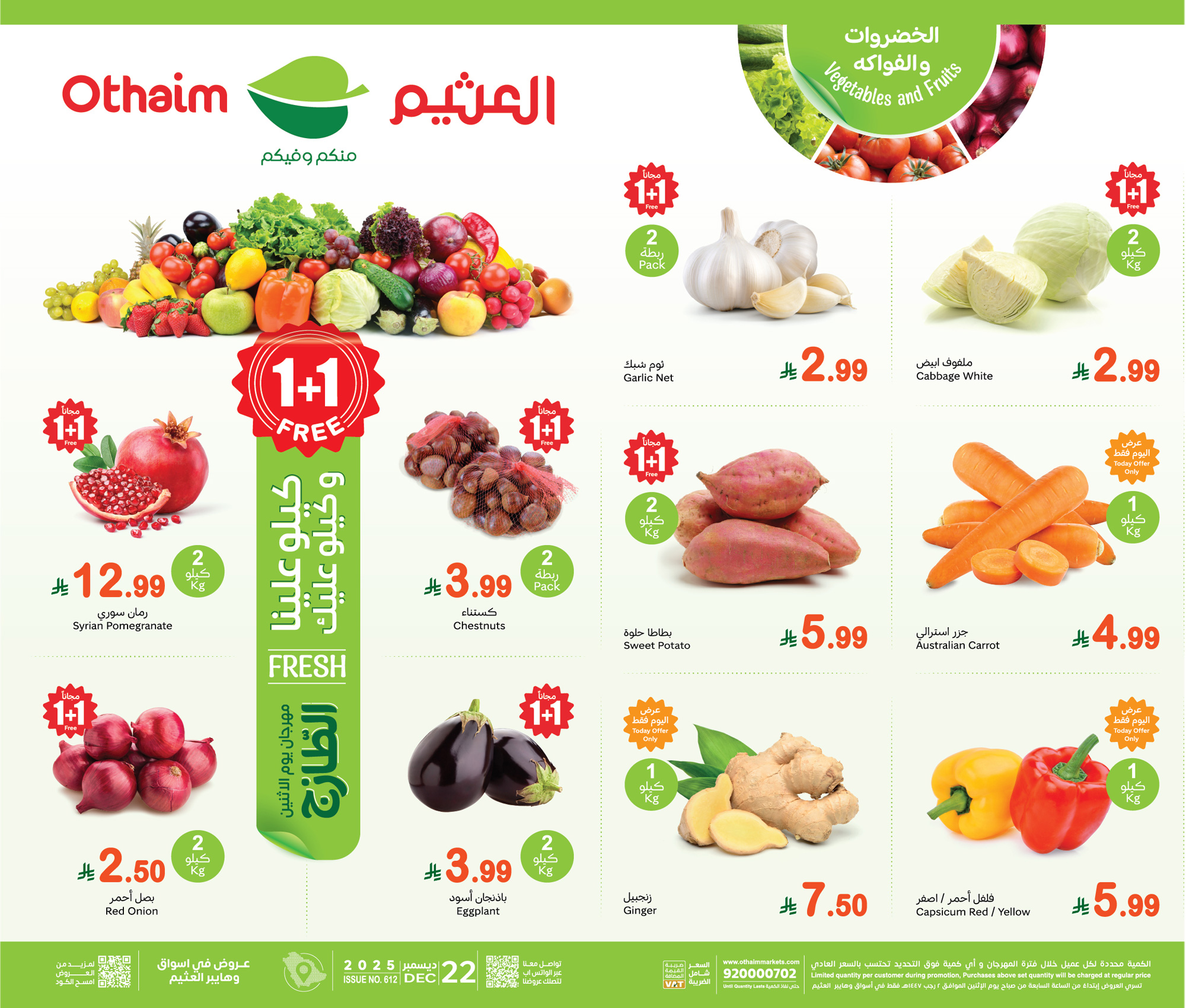 abdullah-alothaim-markets offers from 22dec to 22dec 2025 عروض أسواق عبد الله العثيم من 22 ديسمبر حتى 22 ديسمبر 2025 صفحة رقم 1